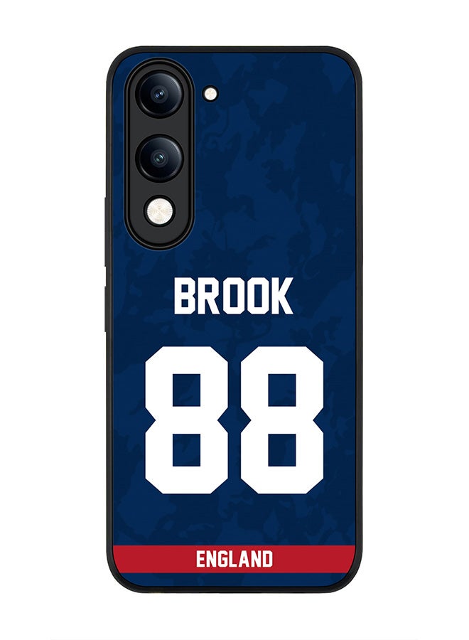 For vivo Y04 / Y29t 5G Case,Slim fit Camera Protection, Shockproof Thin Phone cover  - England Harry Brook, Jersey No 88